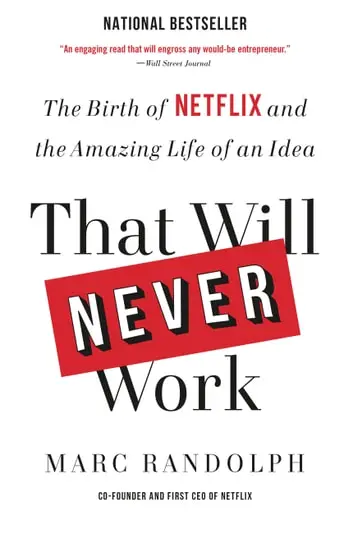 Book cover of That Will Never Work Summary by Marc Randolph